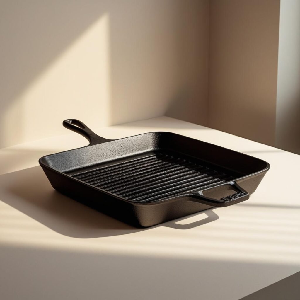 lodge cast iron square grill pan (10.5″)