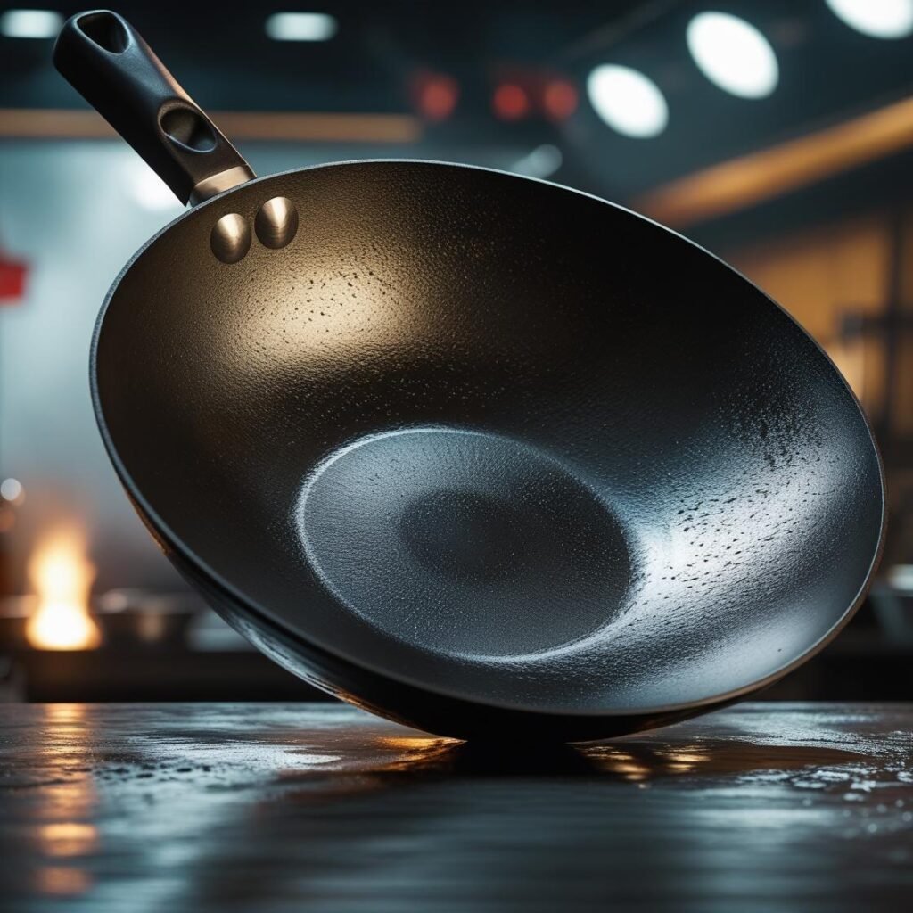 yosukata carbon steel wok (flat bottom)