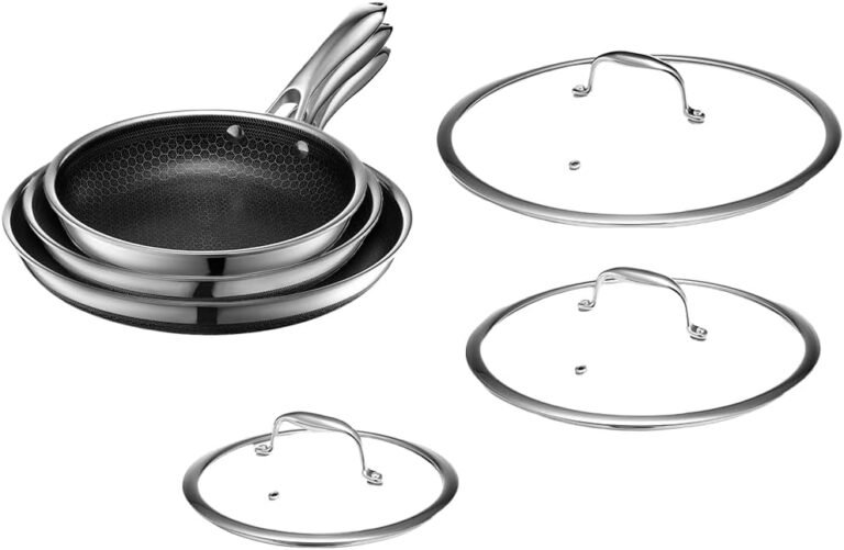 Amazing HexClad Induction Cookware Set Review – 10-Piece Hybrid Stainless Steel & Non-Stick Collection for Next-Level Cooking