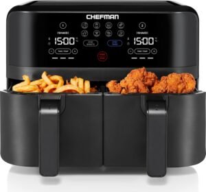 The Ultimate Chefman TurboFry Dual Air Fryer — Crispy, Fast & Healthier Cooking