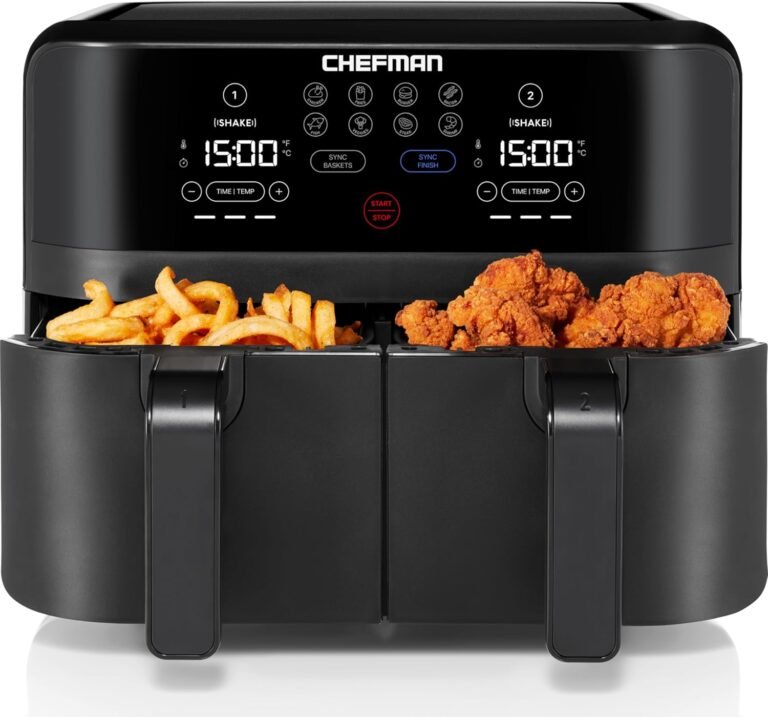 The Ultimate Chefman TurboFry Dual Air Fryer — Crispy, Fast & Healthier Cooking