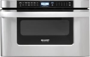 Premium SHARP Microwave Drawer Oven – 24-Inch, 1.2 cu ft, 950W Stainless Steel