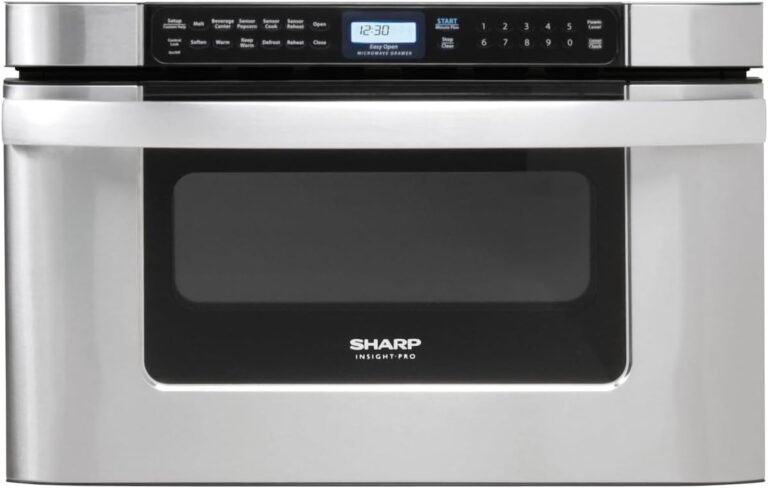 Premium SHARP Microwave Drawer Oven – 24-Inch, 1.2 cu ft, 950W Stainless Steel
