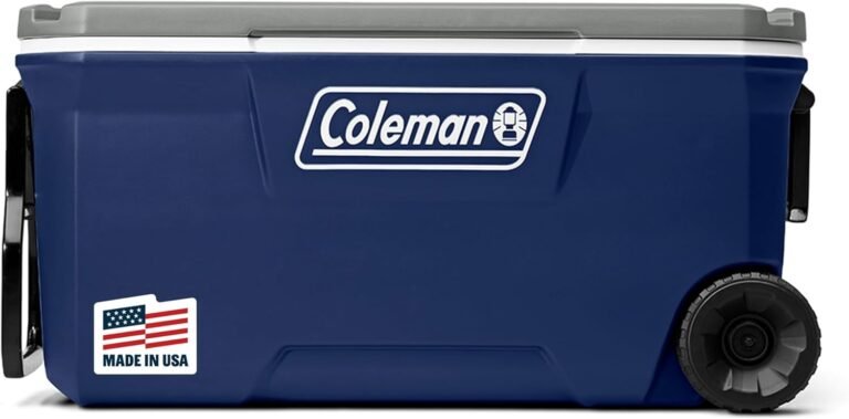 The Coleman Insulated Portable Leak-Proof Cooler – with Wheels | Ultimate Long Ice Retention & Heavy-Duty Outdoor Cooler , Keeps Ice up to 5 Days 4 The Coleman Insulated Portable Leak-Proof Cooler – with Wheels