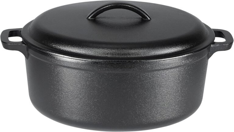 AmazonBasics Cast Iron Dutch Oven
