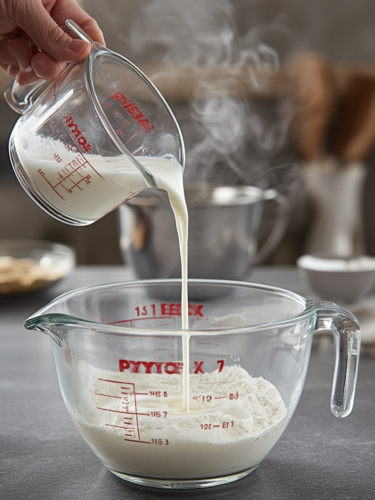 glass measuring in action