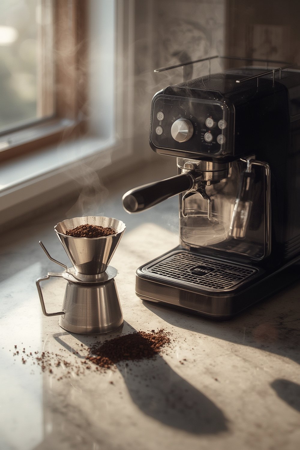 coffee puck - Illustration 1