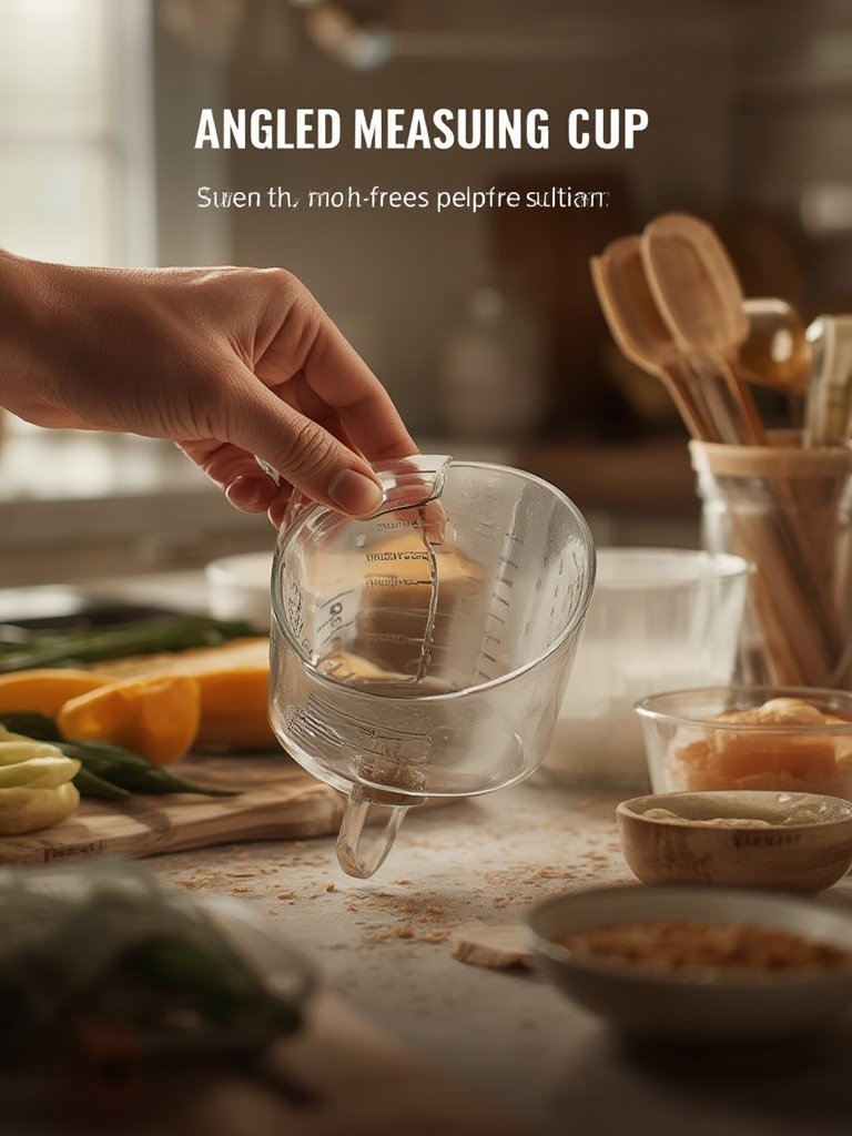 angled cup in action