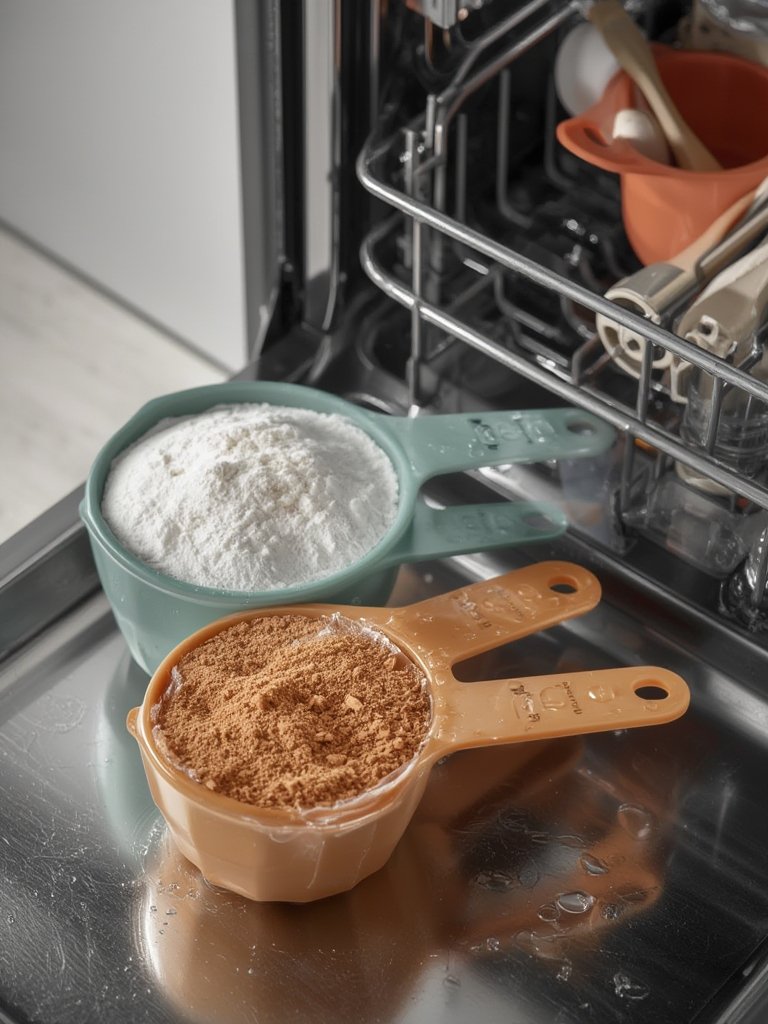 Measuring cups in action