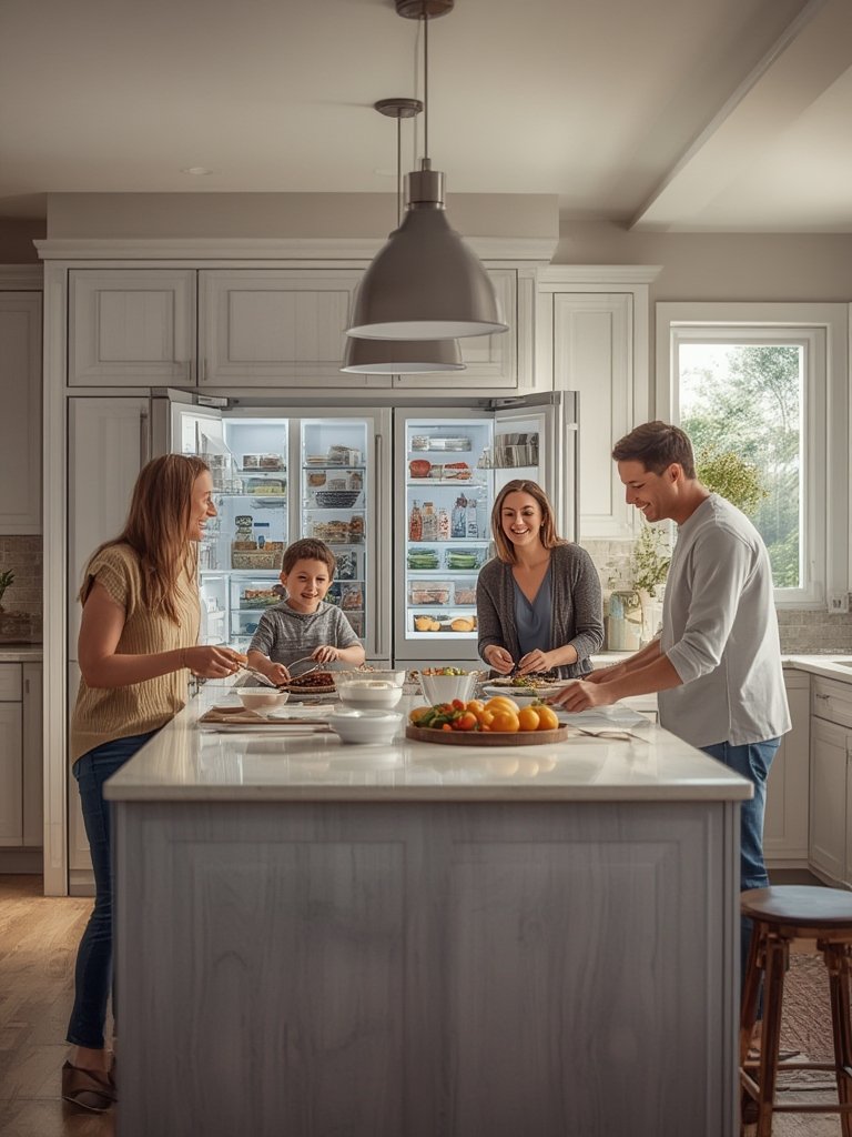 quad door fridge - Illustration 3