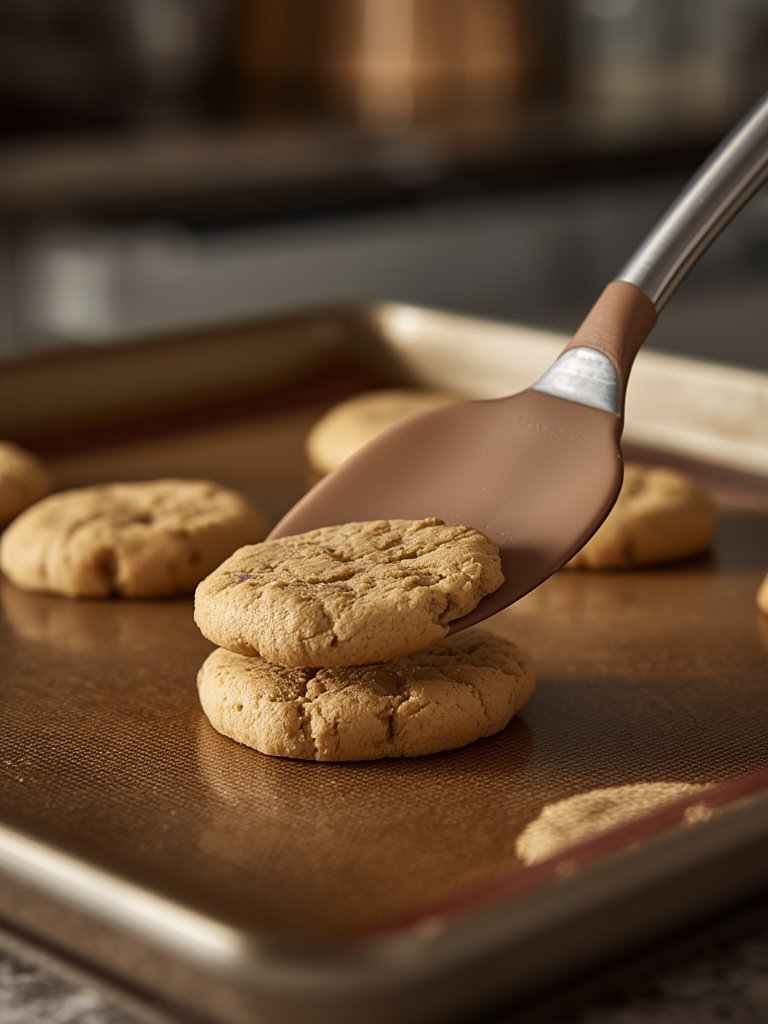 cookie spatula in action