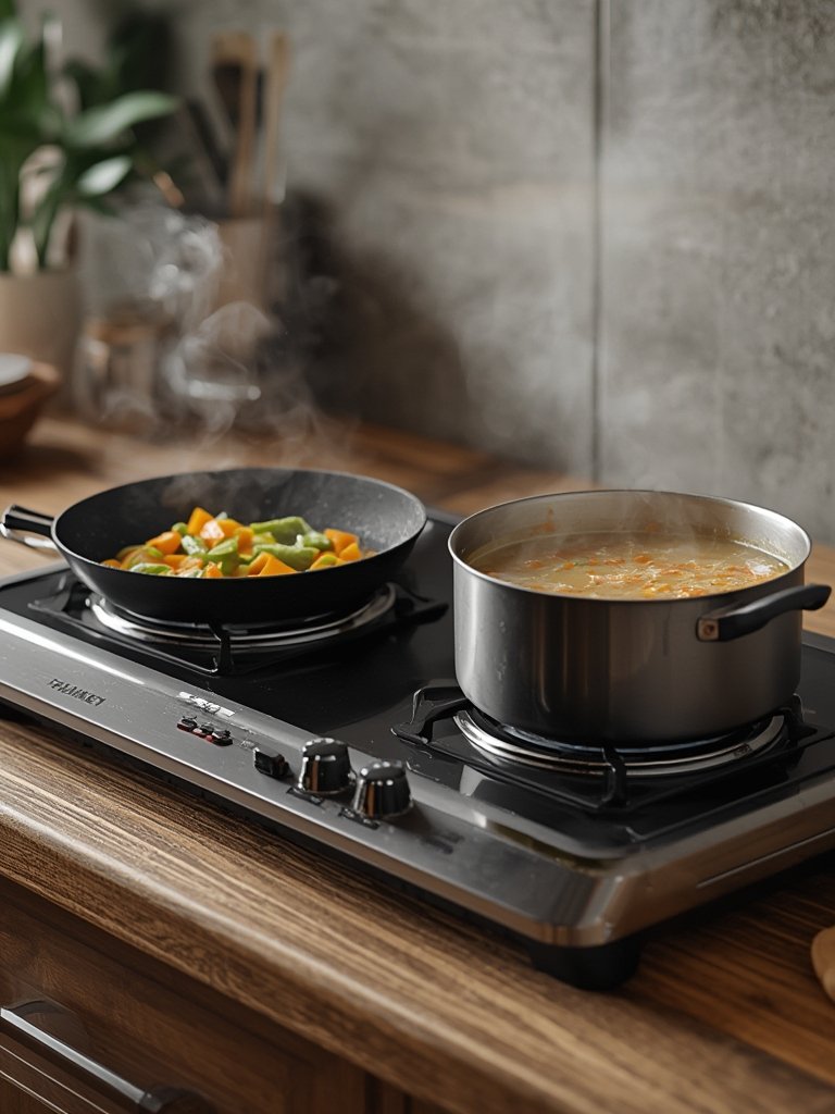 double burner in action