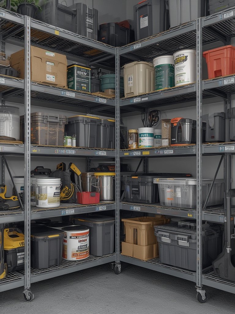 storage shelving in action