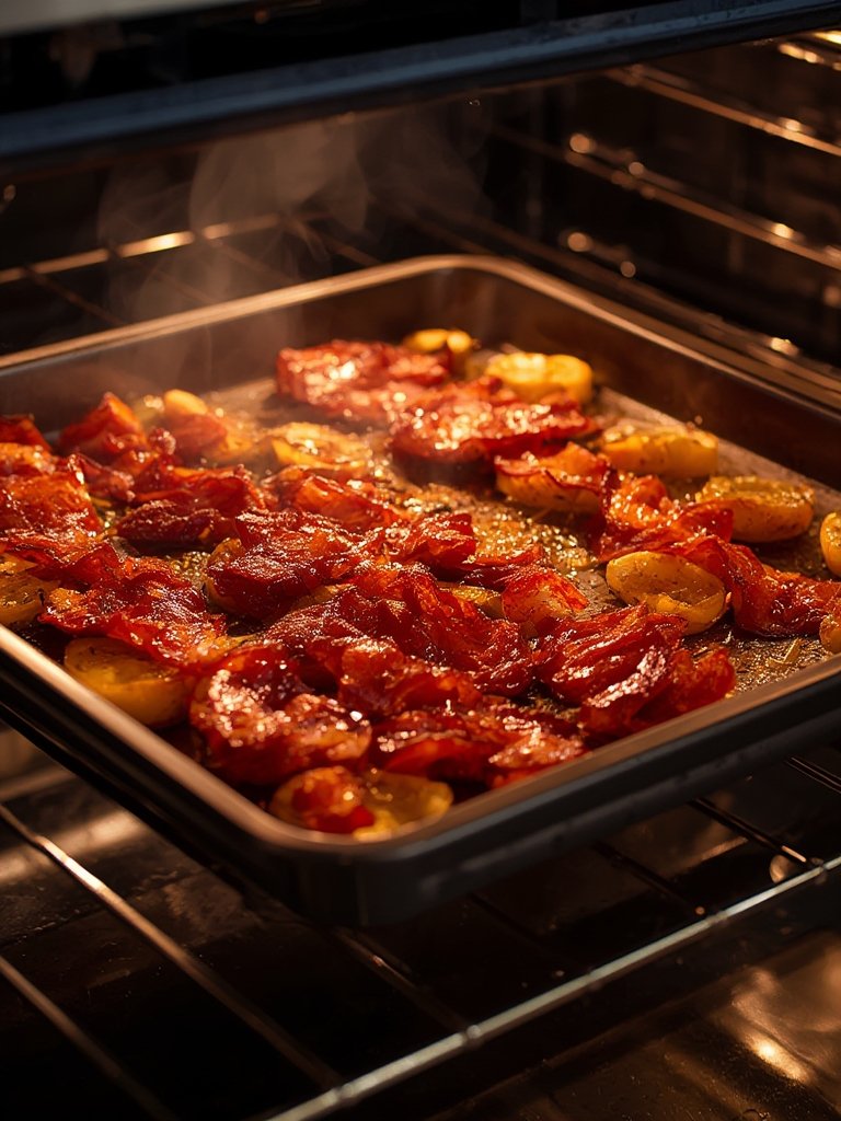 baking rack in action