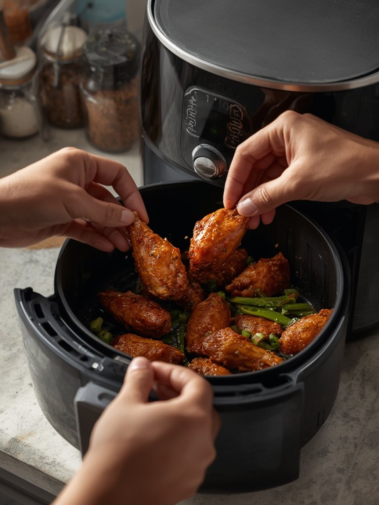 portable air fryer - Illustration 2