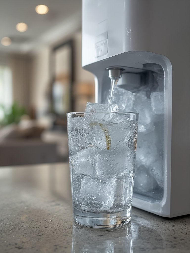 countertop ice in action
