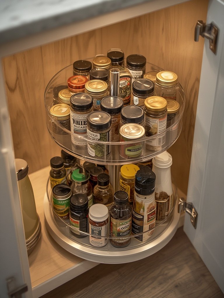 lazy susan in action