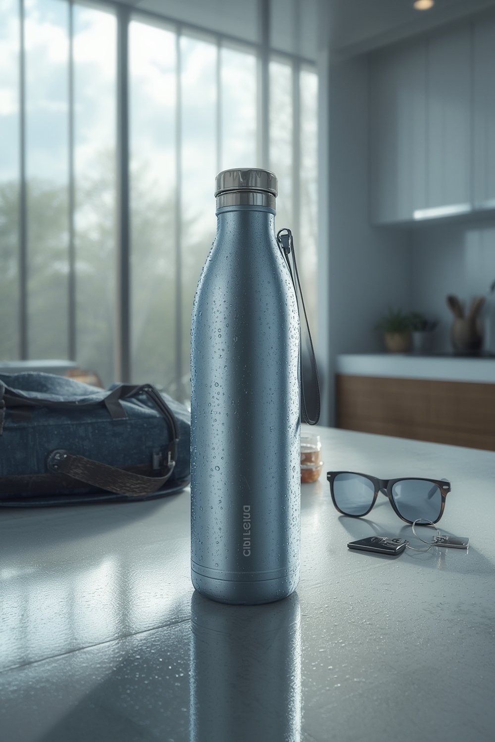 Owala FreeSip Insulated Bottle With Straw, Stainless Steel, BPA-Free, 24 Oz – Perfect for Sports, Travel & School 1 insulated bottle product view
