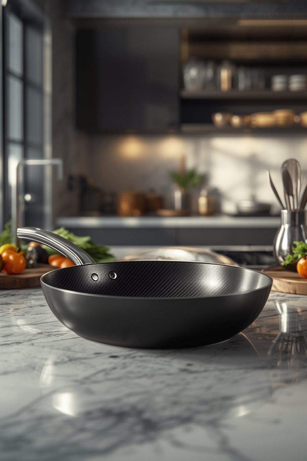 nitrided carbon steel pan - Illustration 1