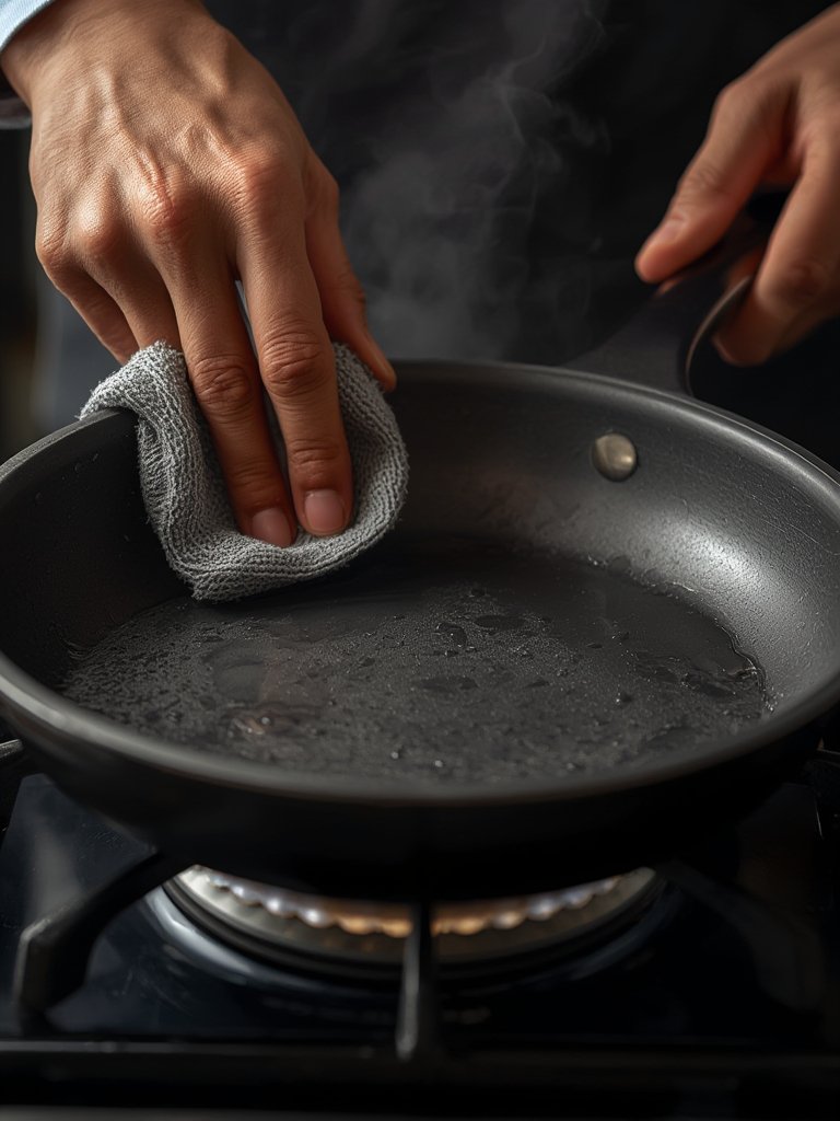 nitrided carbon steel pan - Illustration 2