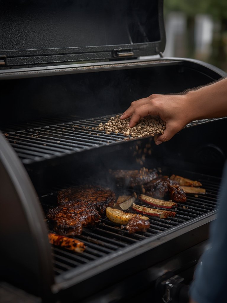 wood pellet grill - Illustration 2